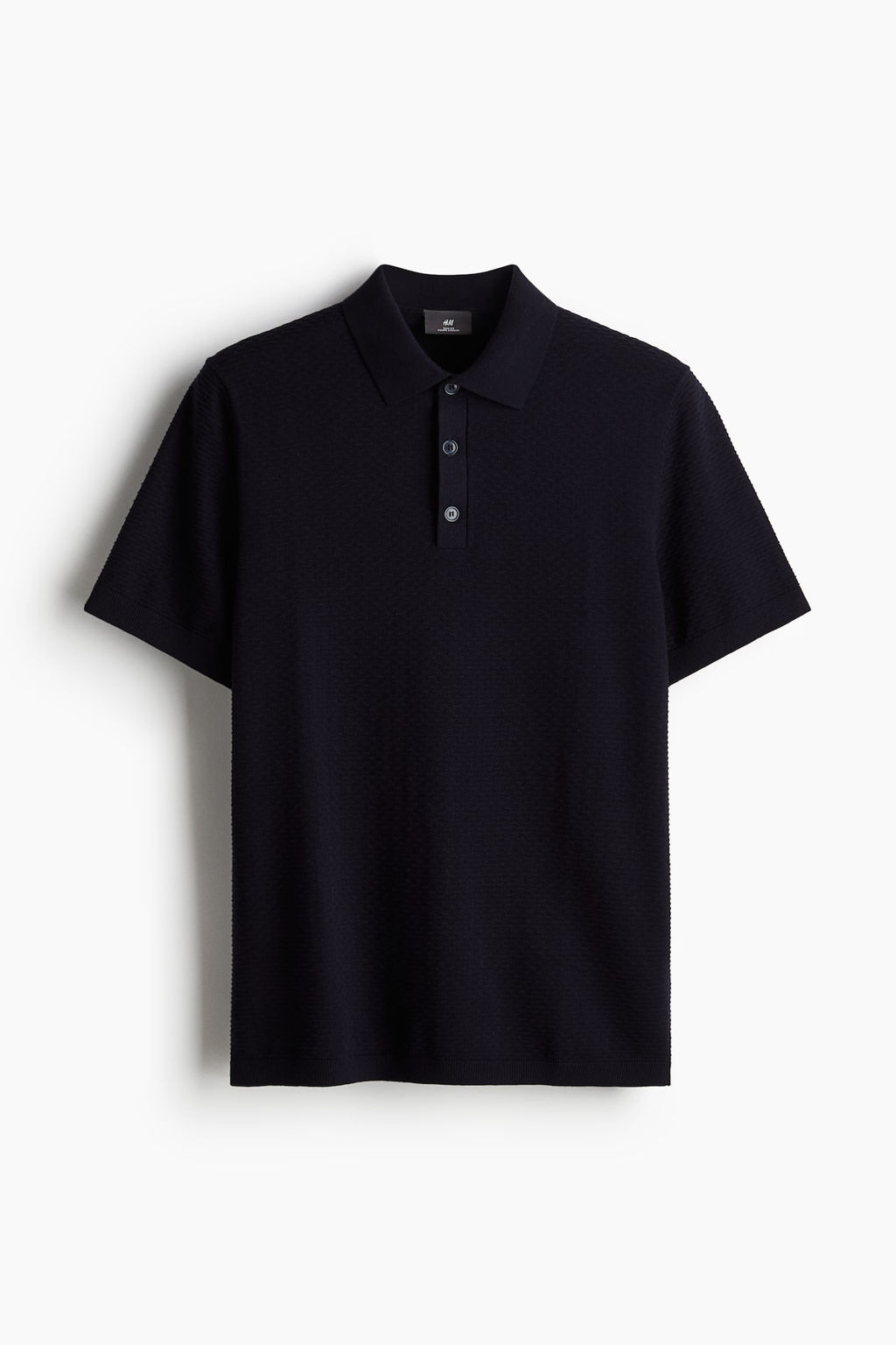 Polo en punto texturizado Slim Fit - H&m фото 6