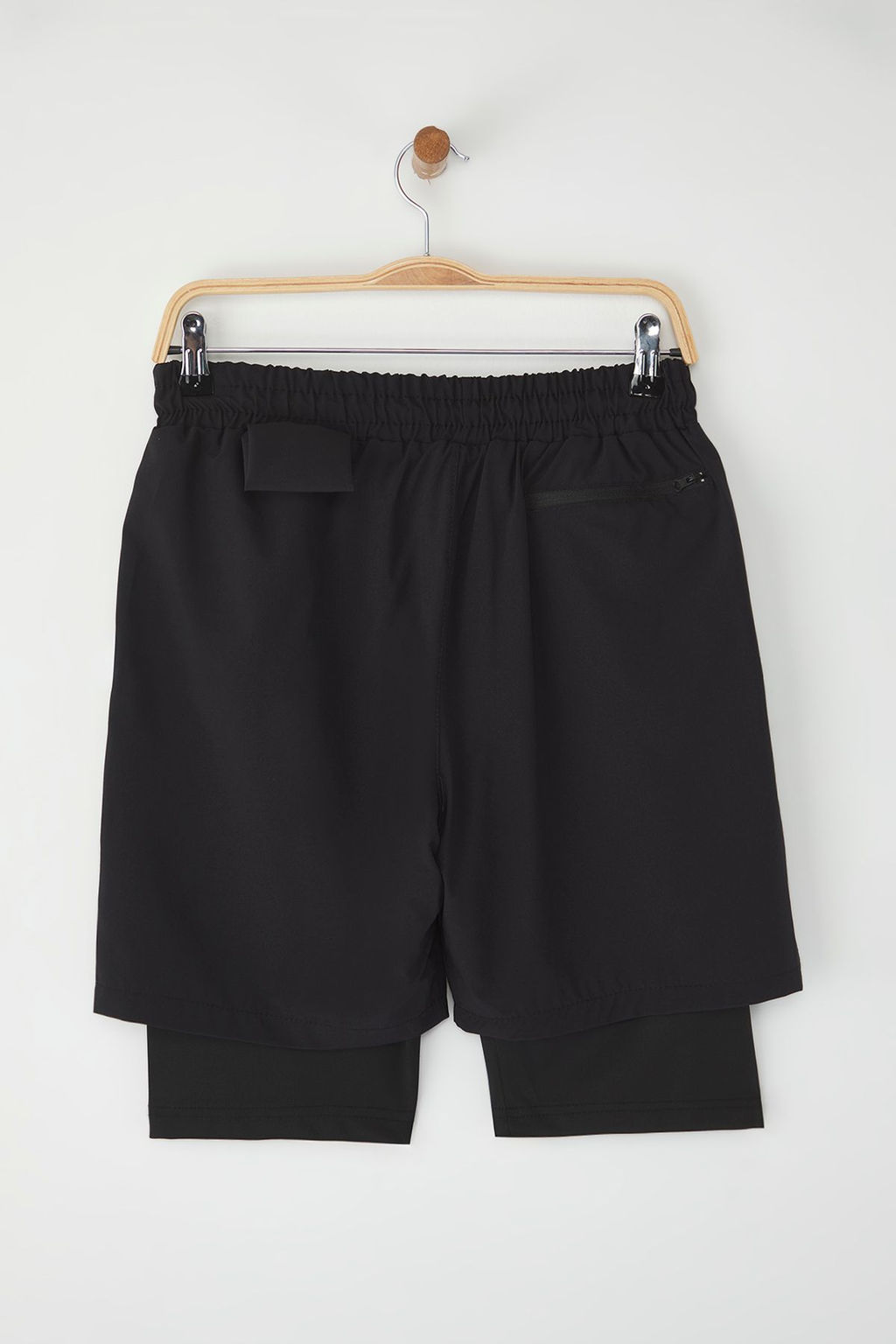 TRENDYOL MAN Siyah Running H?zl? Kuruma Micropoly Antrenman Fitness Taytl? Outdoor Sort TMNSS25SR00060 - Trendyolmilla фото 9