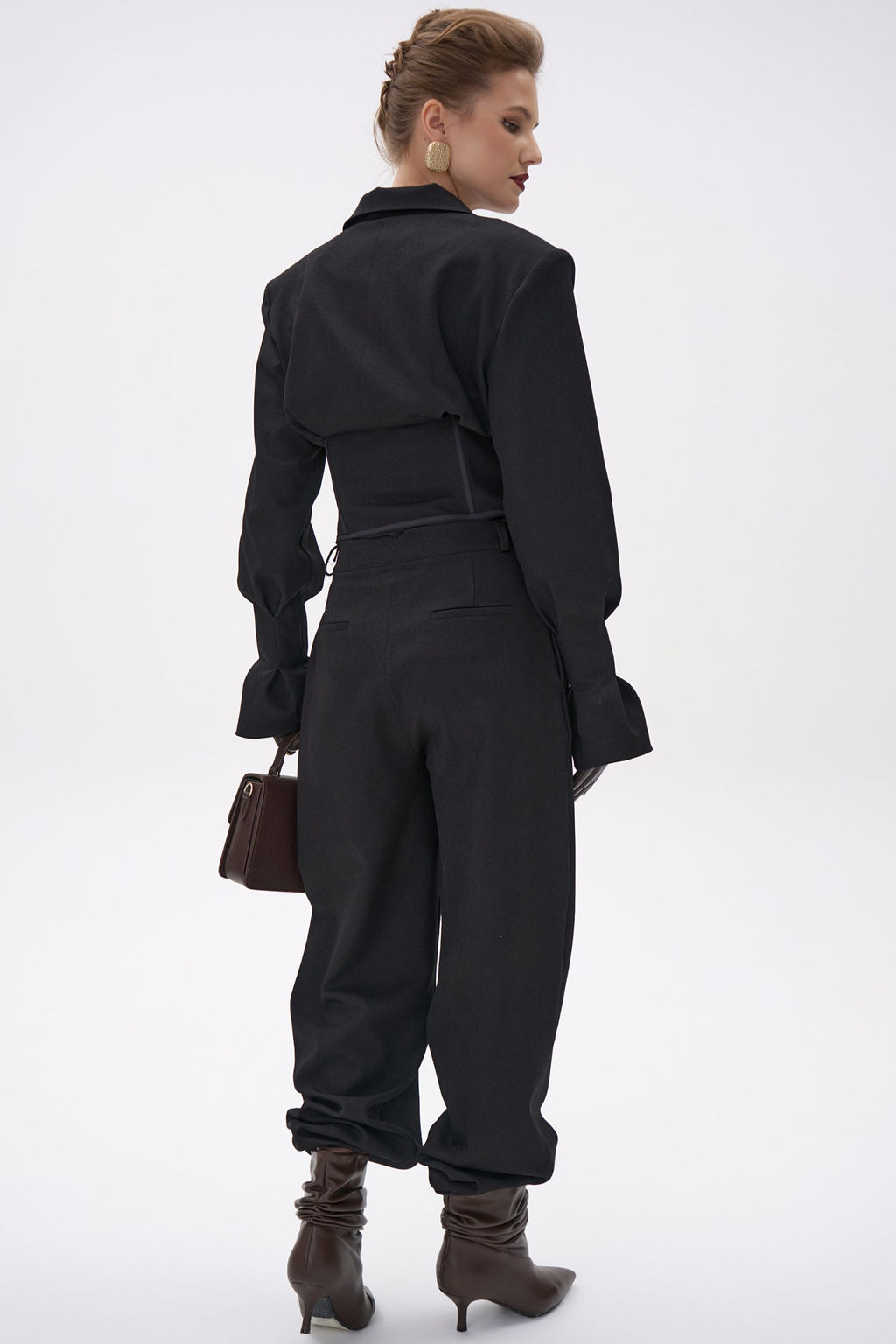 Пиджак  корсет Джуди (чёрный) - Эльза фото 17