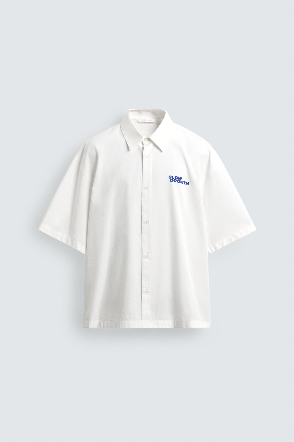 CAMISA LAVADA GR?FICOS ESTAMPADOS / Blanco - Zara фото 7