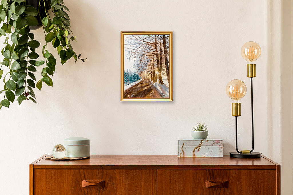 Набор для вышивания PANNA PS-7478 Морозный день 16 х 21.5 см