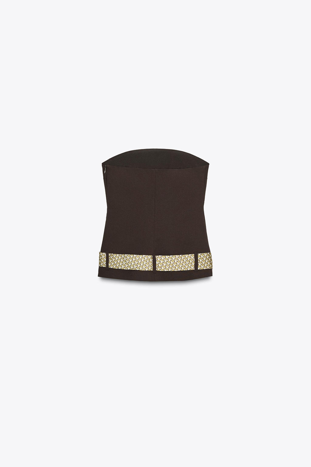STRAPLESS TIE BELT TOP - Zara фото 5