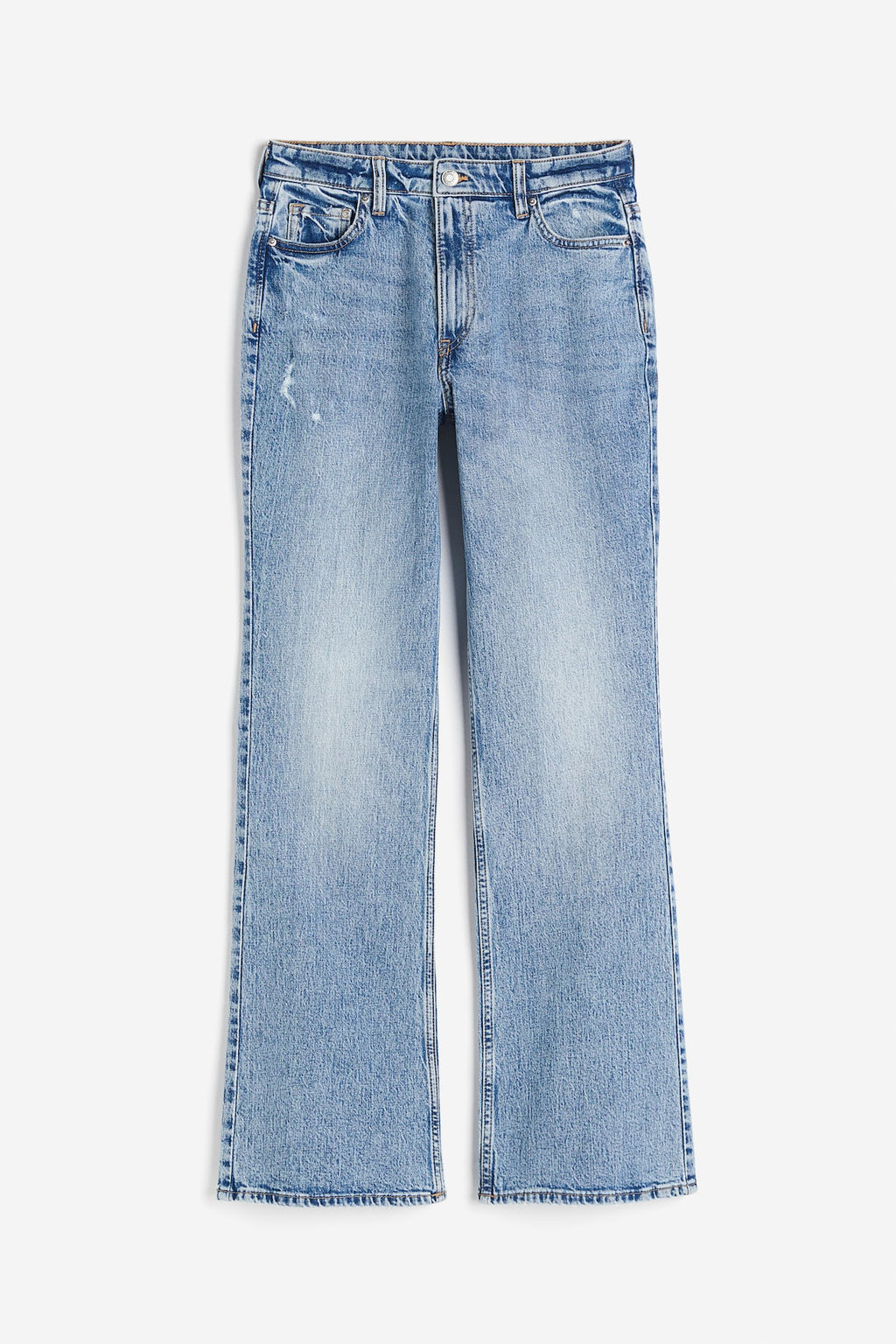 Curvy Fit Bootcut High Jeans - H&m фото 6