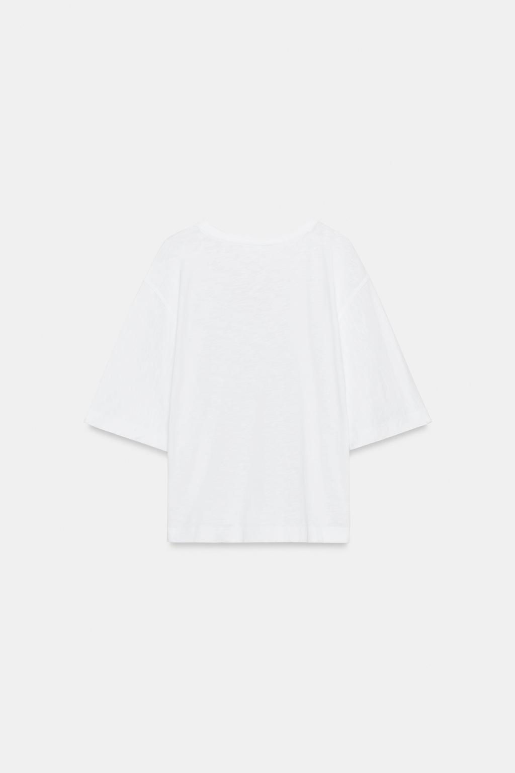V-NECK T-SHIRT - Zara фото 18