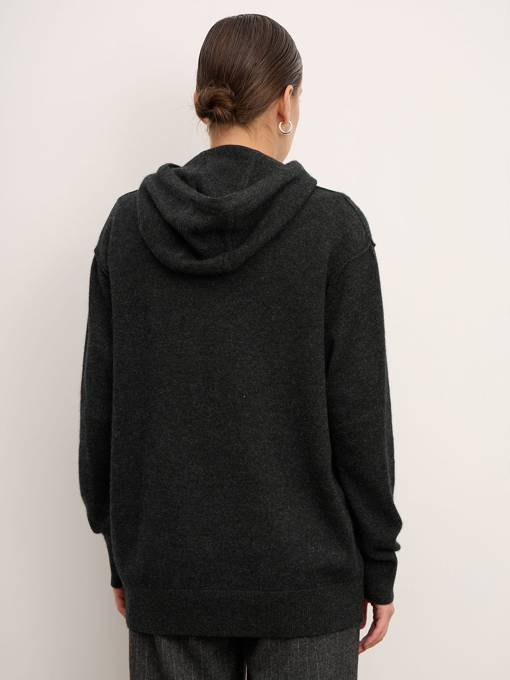 Джемпер из кашемира женский 01294 графит