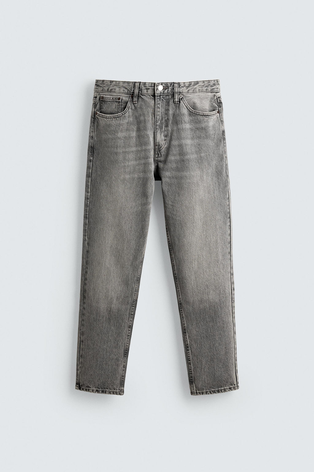 JEANS STRAIGHT ANKLE FIT / Gris - Zara фото 7
