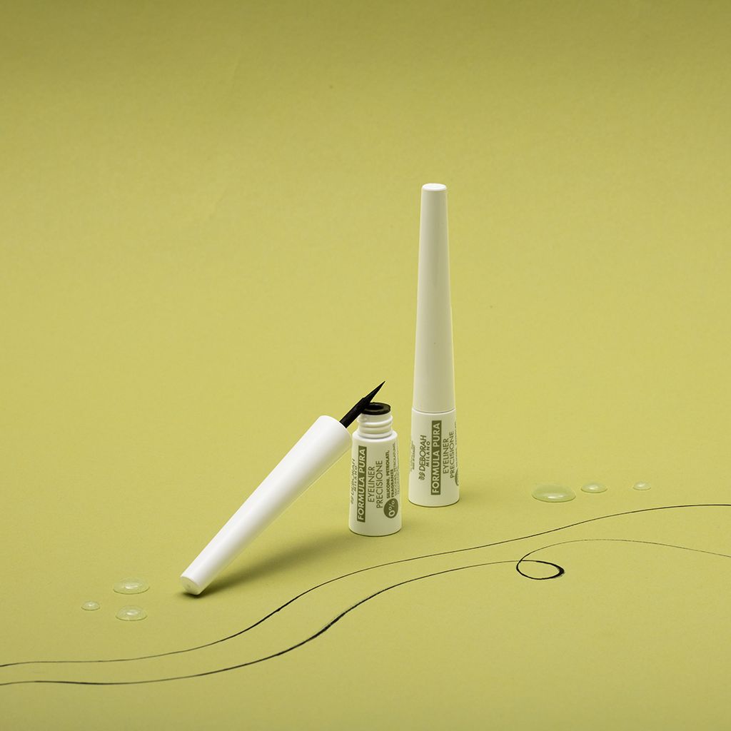 DEBORAH Подводка для век жидкая Formula Pura Eyeliner Precisione тон 01 черный 2.5 мл  фото 3