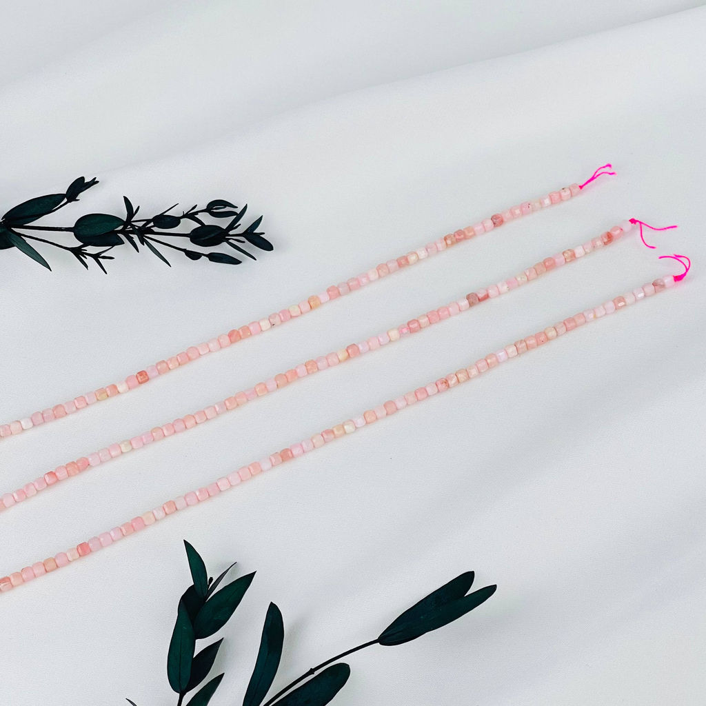 Бусины для украшений из розового Опала 39 см