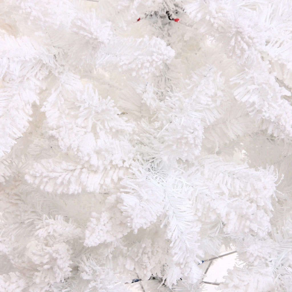 Ёлка "Звон вьюги" 180 см, ПВХ (786 веток), белый иней, Белый