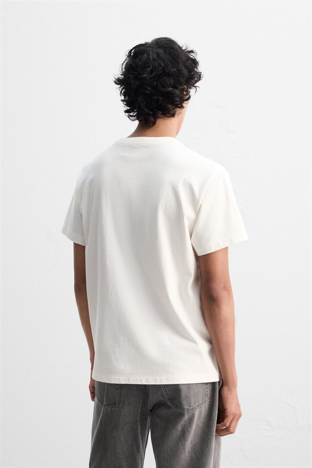 FADED PRINTED T-SHIRT - Zara фото 11