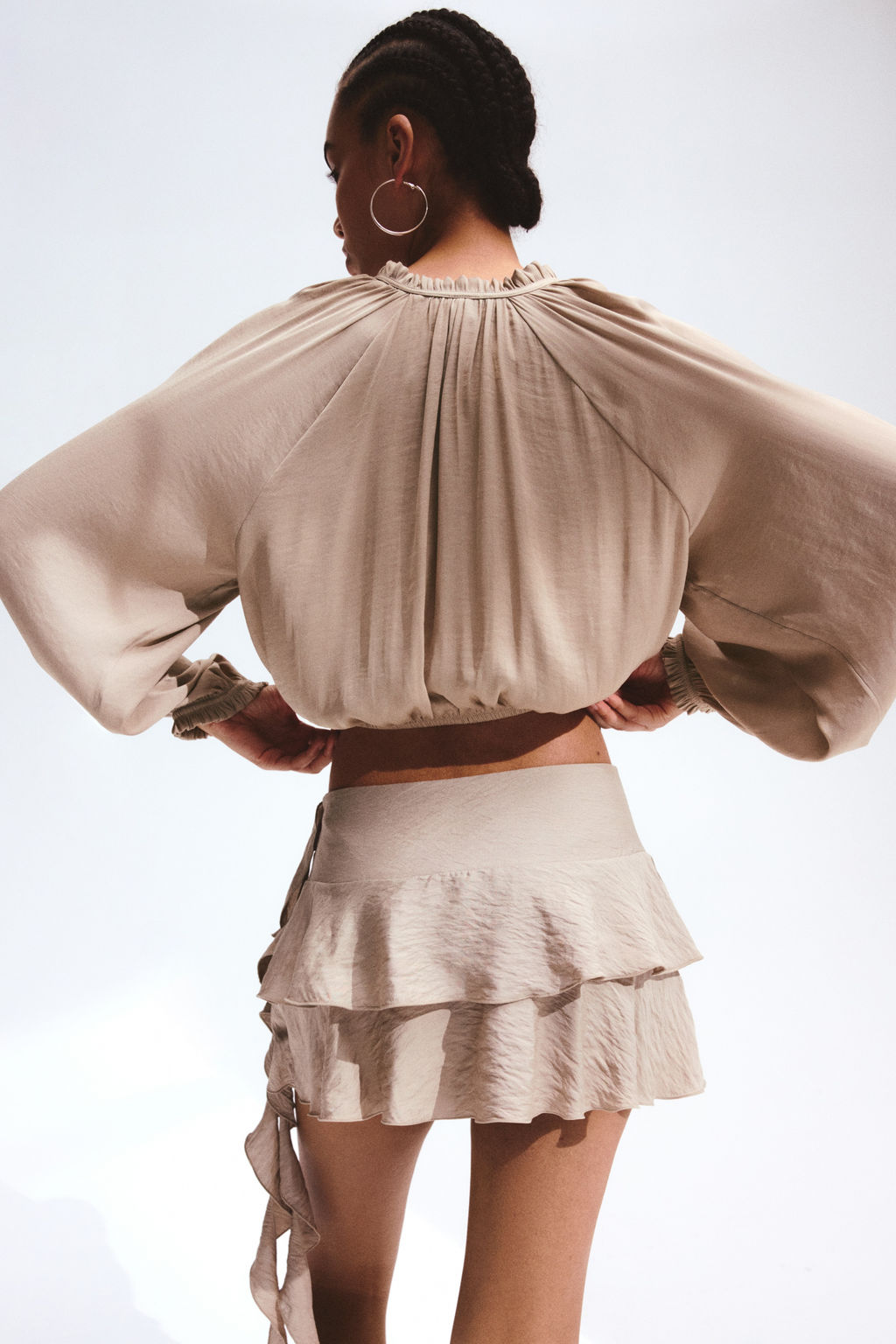 Blusa con mangas globo - H&m фото 5