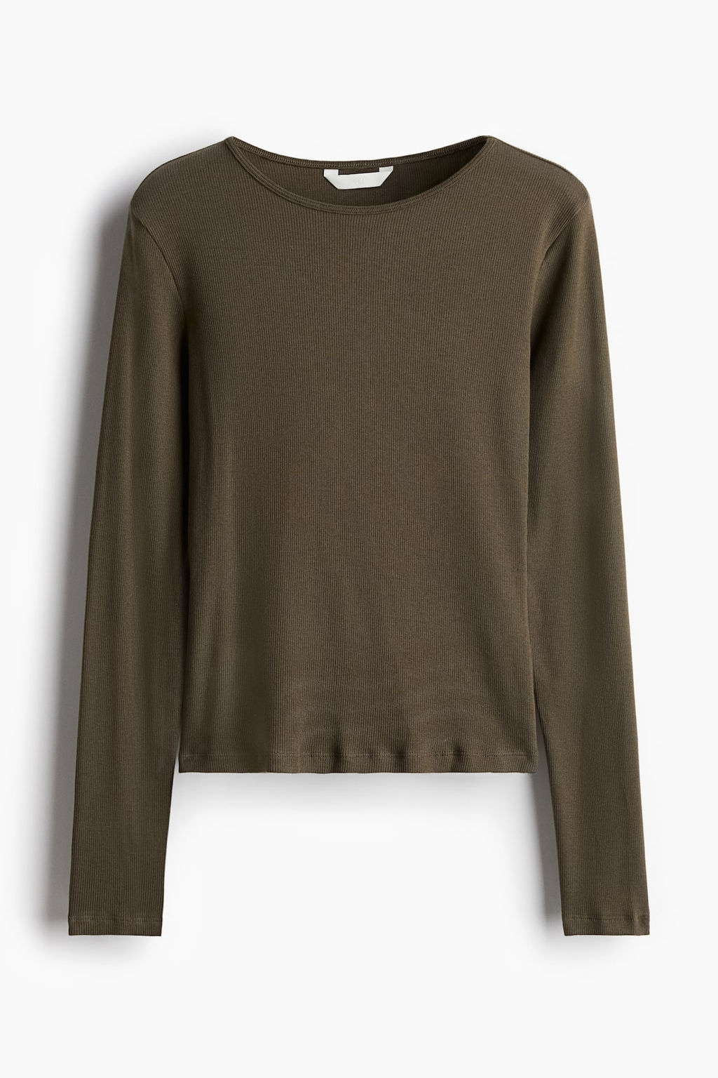 Camiseta en punto de canale - H&m фото 4