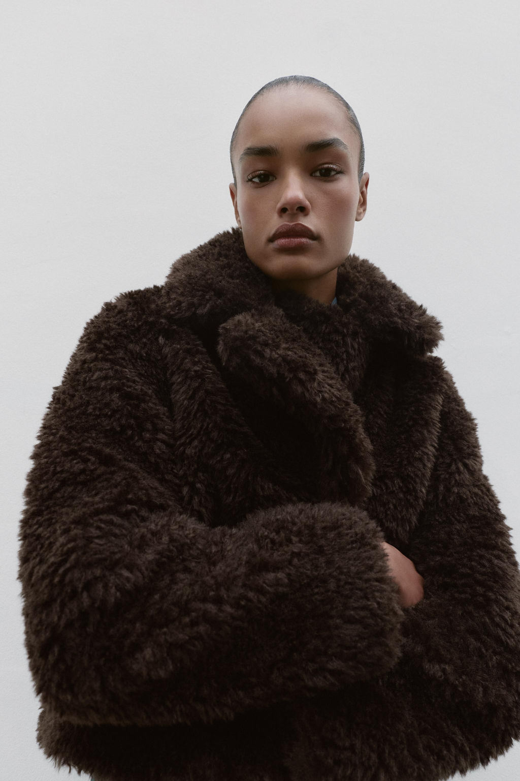 FAUX SHEARLING JACKET