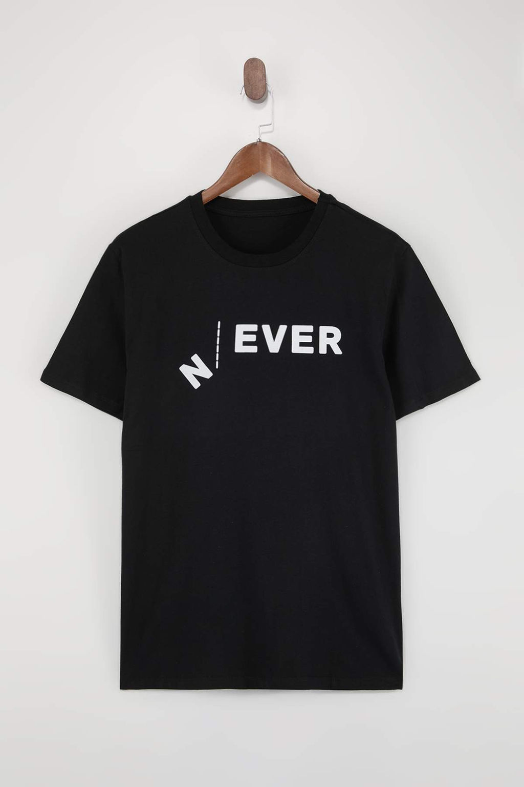 Siyah-K?rm?z? 2li Paket Regular/Normal Kal?p Bask?l? %100 Pamuk T-Shirt TMNSS26TS00043