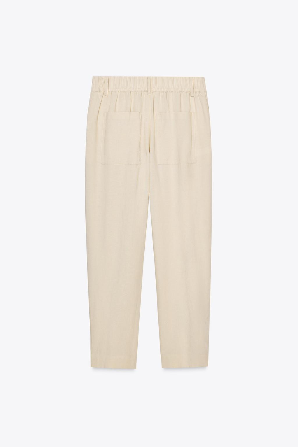 DARTED TROUSERS WITH ELASTIC WAIST - Zara фото 12