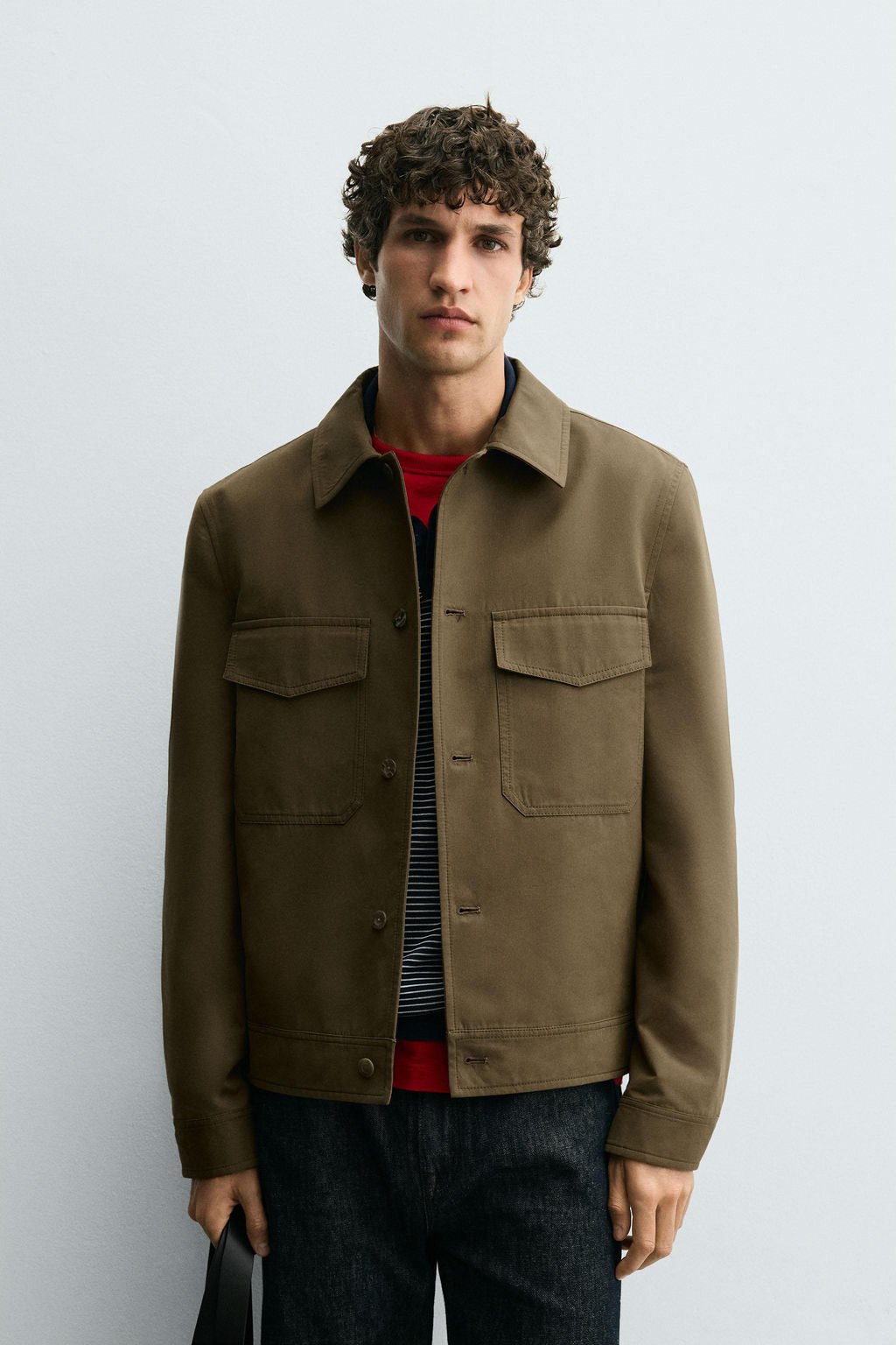 COTTON BLEND TECHNICAL JACKET - Zara фото 2