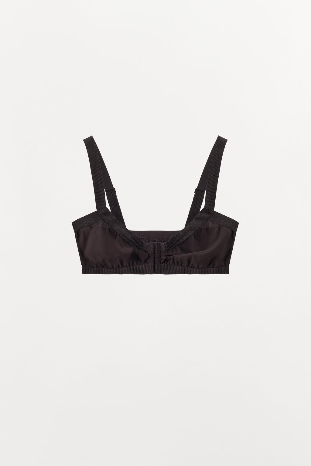 SILK BLEND BRALETTE WITH ELASTICATED HEMS - Zara фото 4