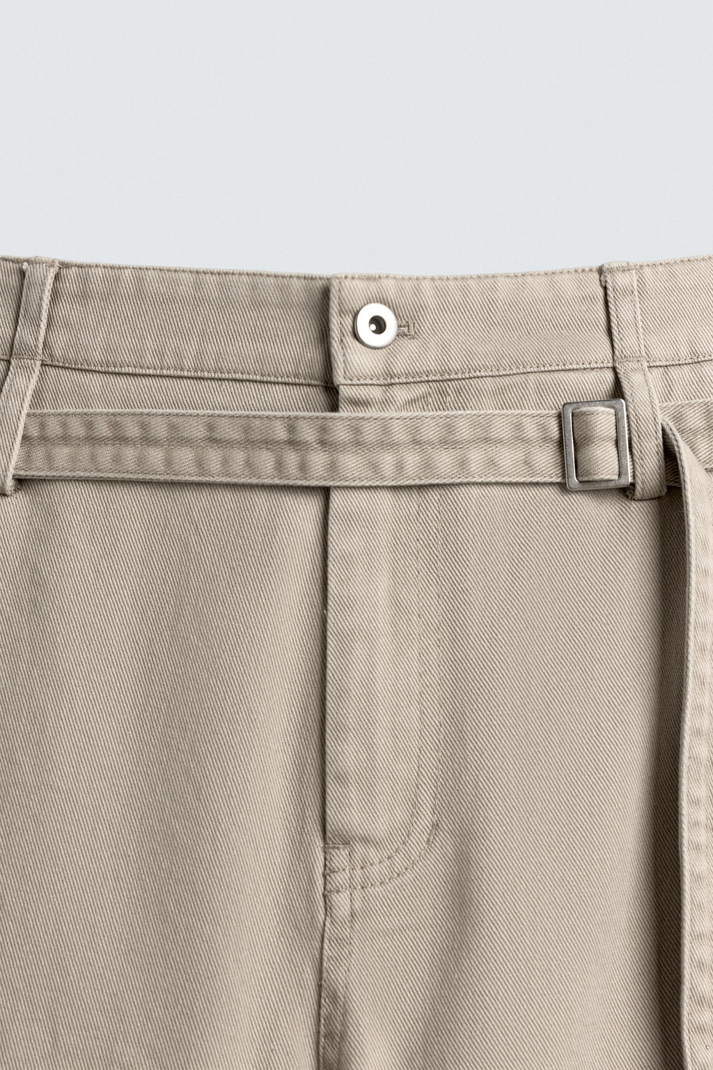 BELTED WIDE-LEG BALLOON FIT TROUSERS - Zara фото 10
