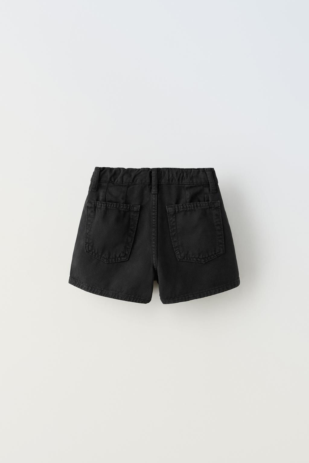 DENIM BERMUDA SHORTS WITH DARTS - Zara фото 2