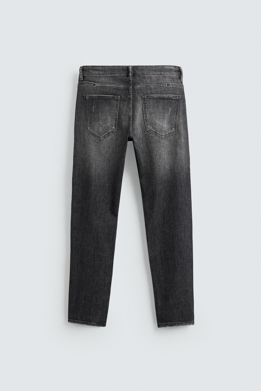 JEANS SKINNY FIT ROTOS / Gris - Zara фото 8