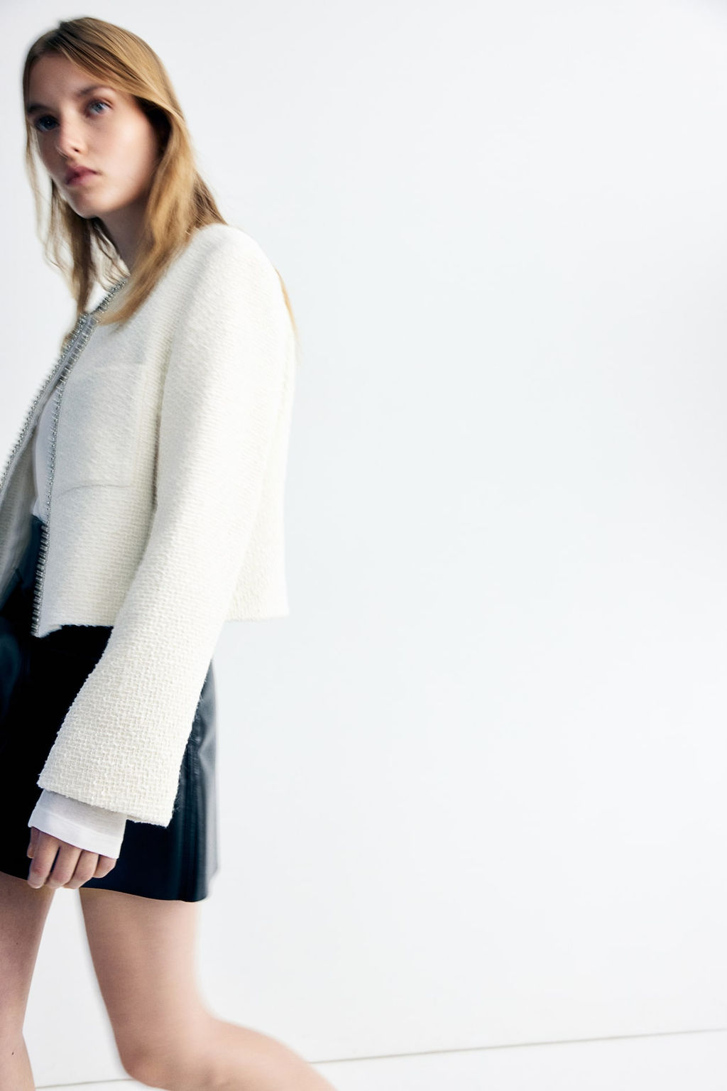 Chaqueta de boucle con strass - H&m фото 3