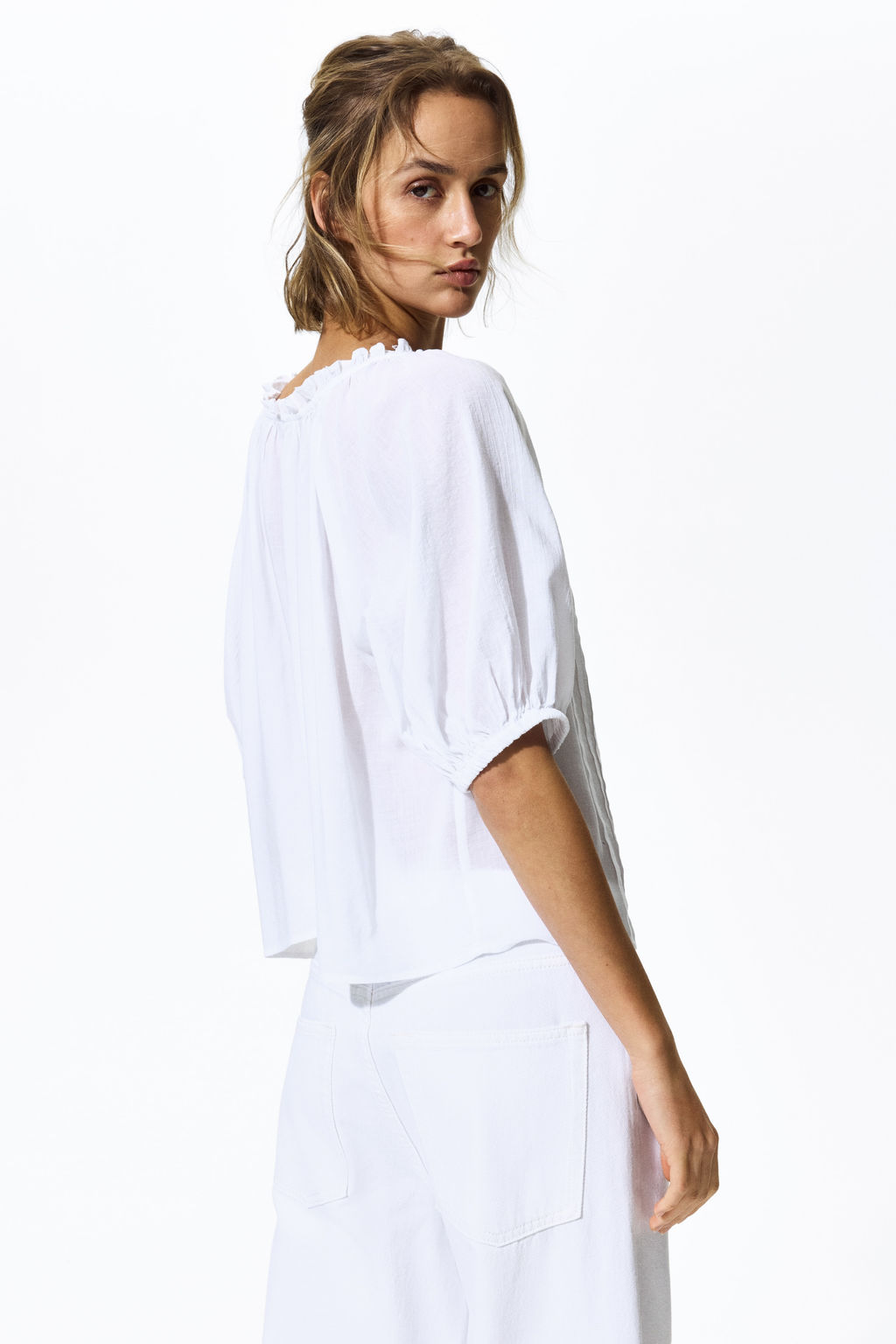 Blusa con jaretas - H&m фото 7