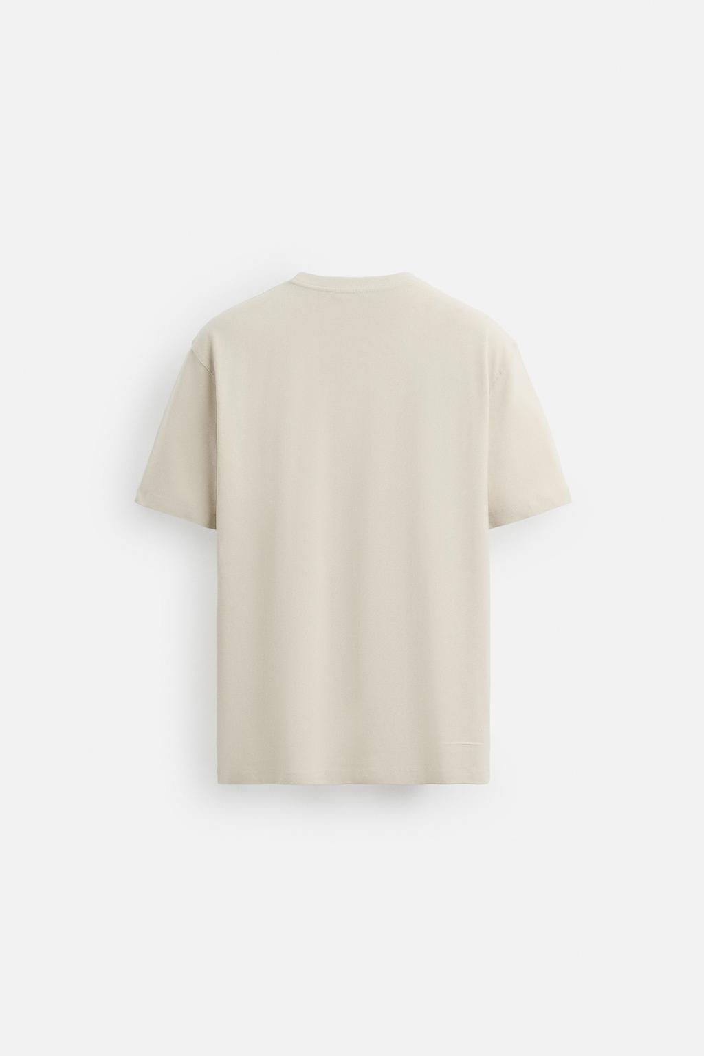 BASIC MEDIUM WEIGHT T-SHIRT - Zara фото 48