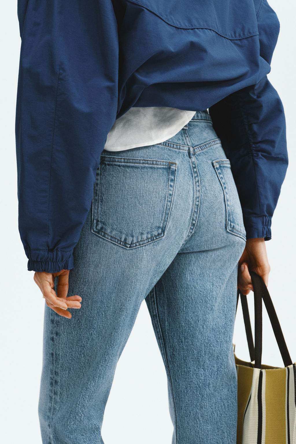 Slim Straight Regular Waist Ankle Jeans - H&m фото 7