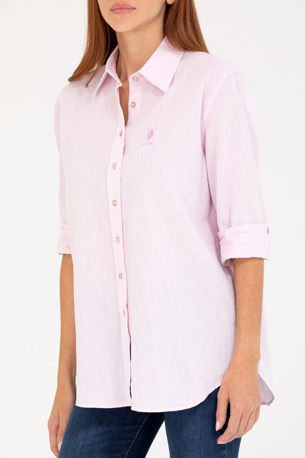 U. S. Polo Assn Женская рубашка с длинным рукавом Magnolia - U.s. polo assn фото 20