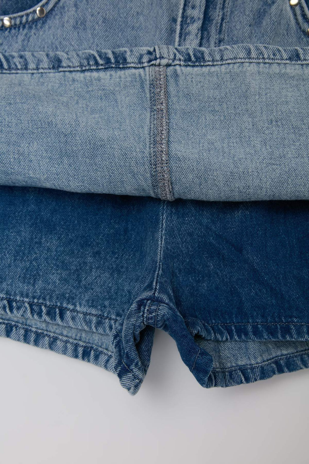Limited Edition Mavi Trok Detayl? Denim Sort Etek TWOSS26SR00060 - Trendyolmilla фото 2