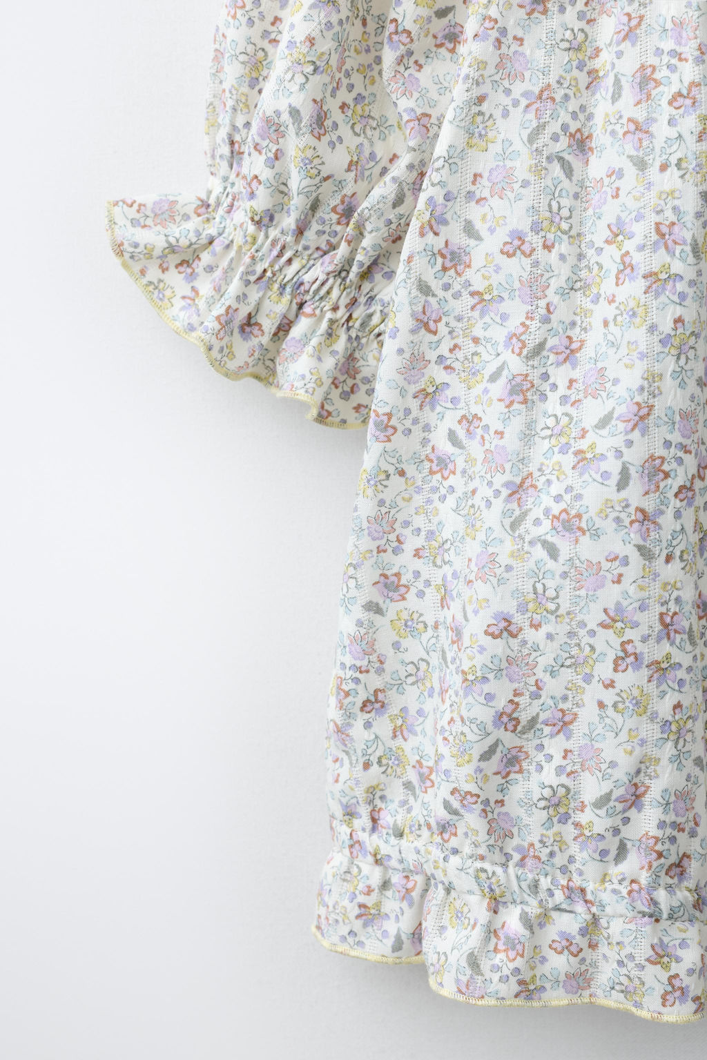 BLUSA JARETAS FLORES / Malva - Zara фото 5