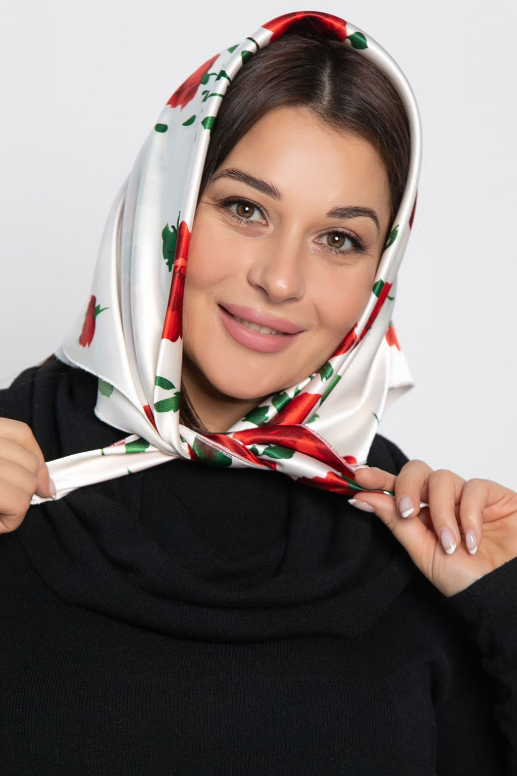 Косынка с завязками (цветы) КЗВ10-53М