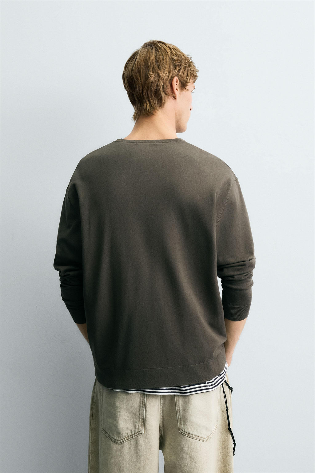 BASIC V-NECK SWEATER - Zara фото 3