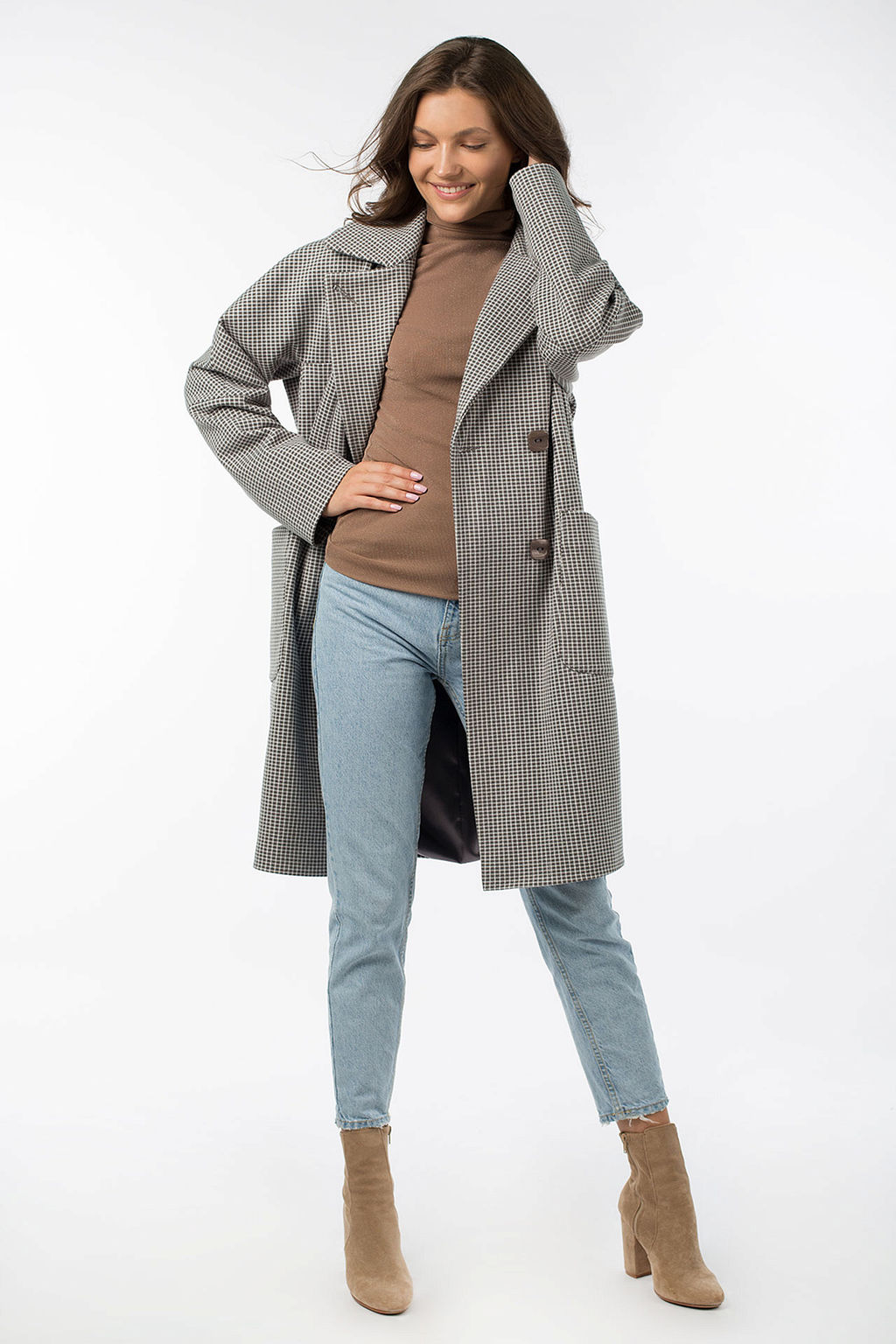 Пальто женское демисезонное - El podio фото 2