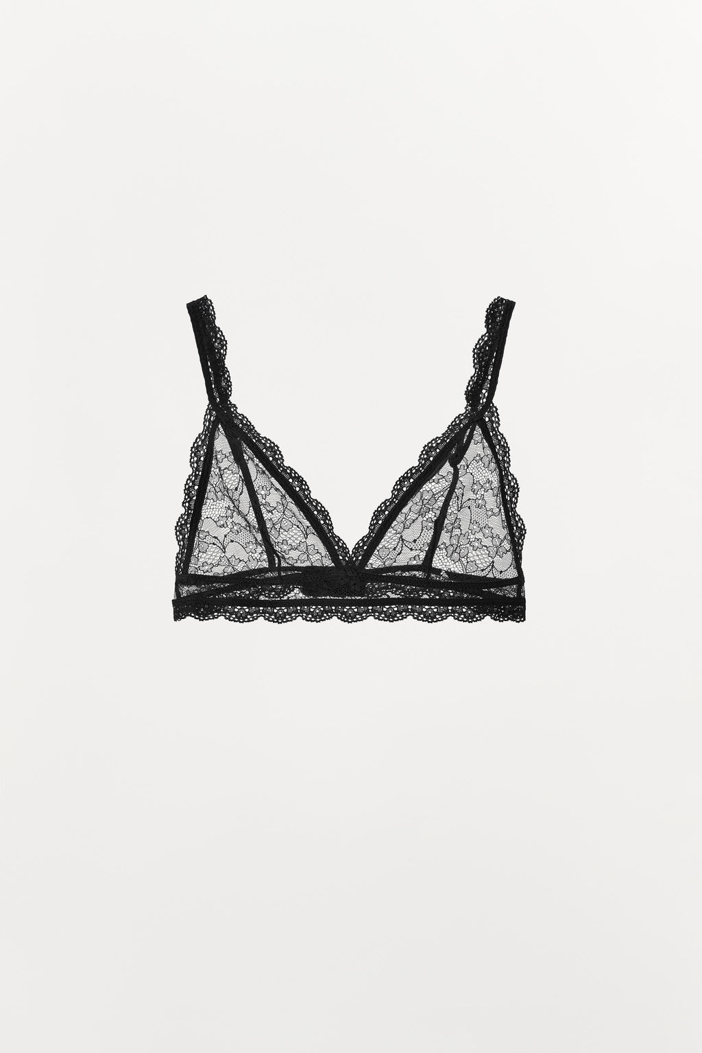 LACE TRIANGLE BRALETTE - Zara фото 4