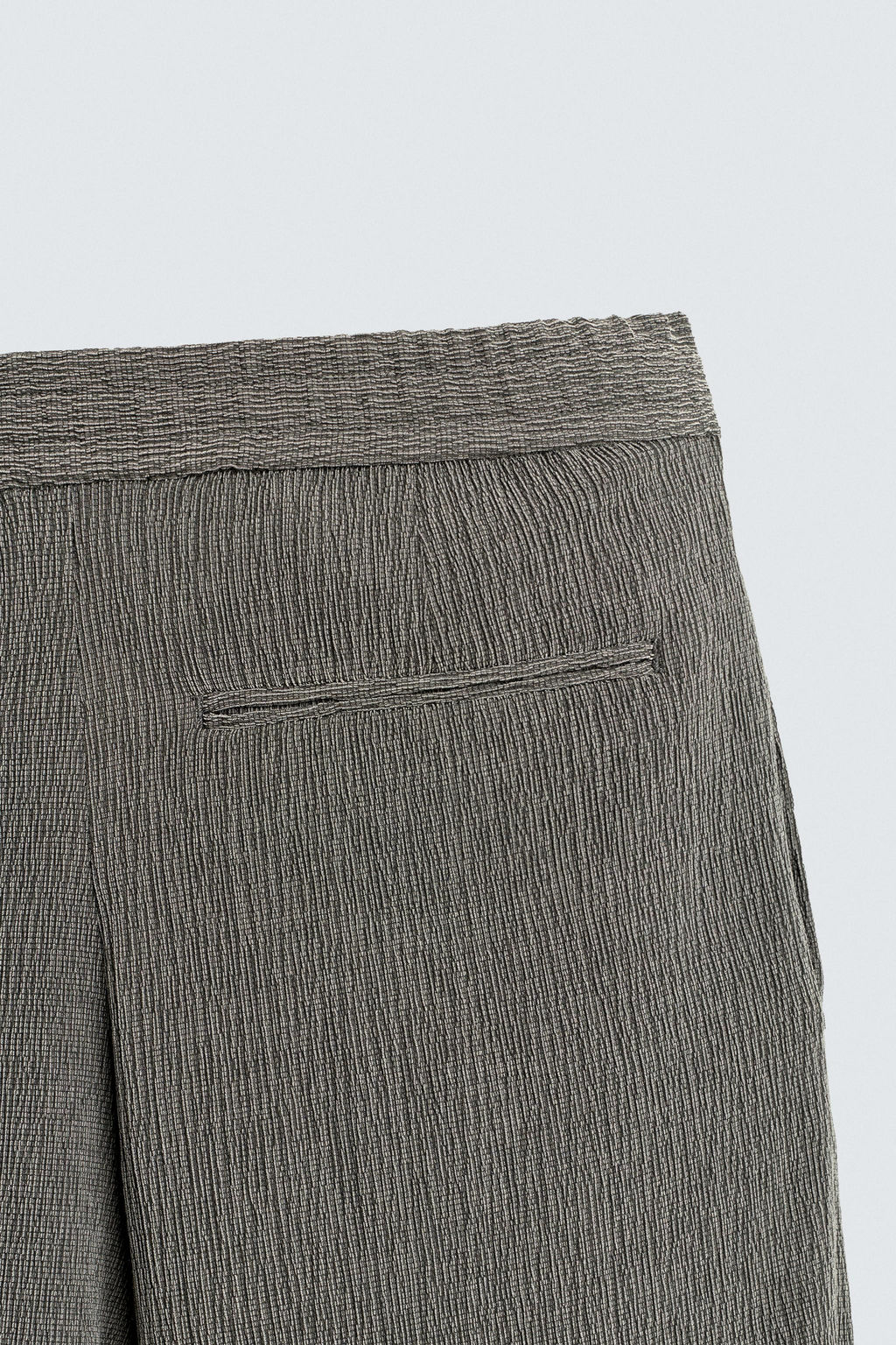PANTAL?N PLIEGUES TEXTURA IRREGULAR / Gris Antracita - Zara фото 10