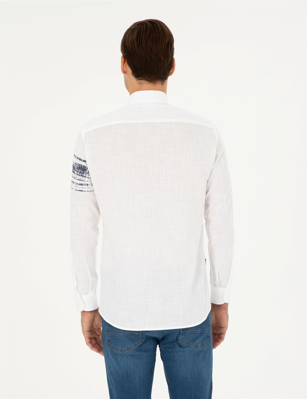 Lacivert Regular Fit Uzun Kollu G_mlek - Pierre cardin фото 5