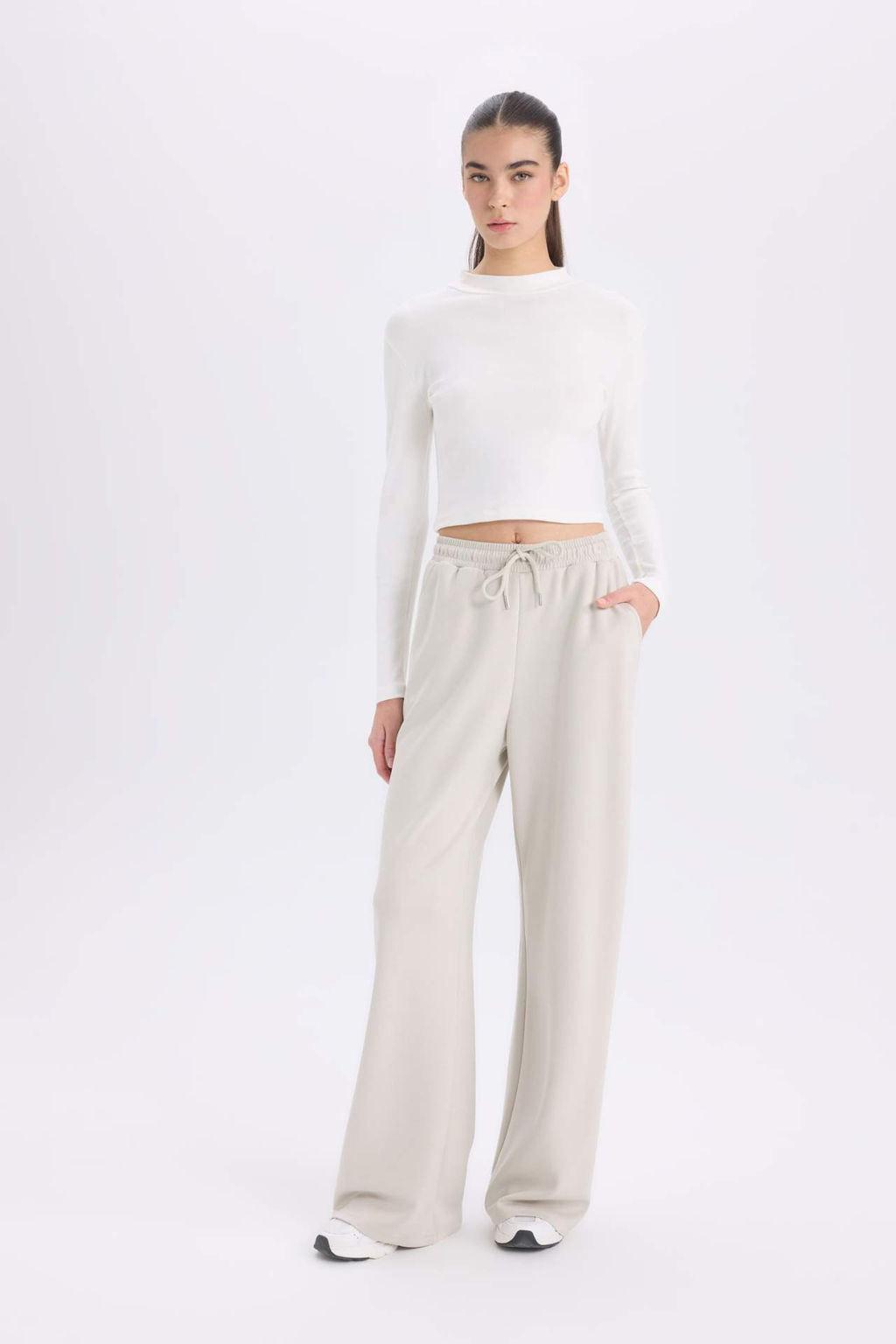 Wide Leg Esofman Alt? Cepli Skuba Dalg?c Kumas Beli Bagc?kl? Genis Bol Paca - Defacto фото 2