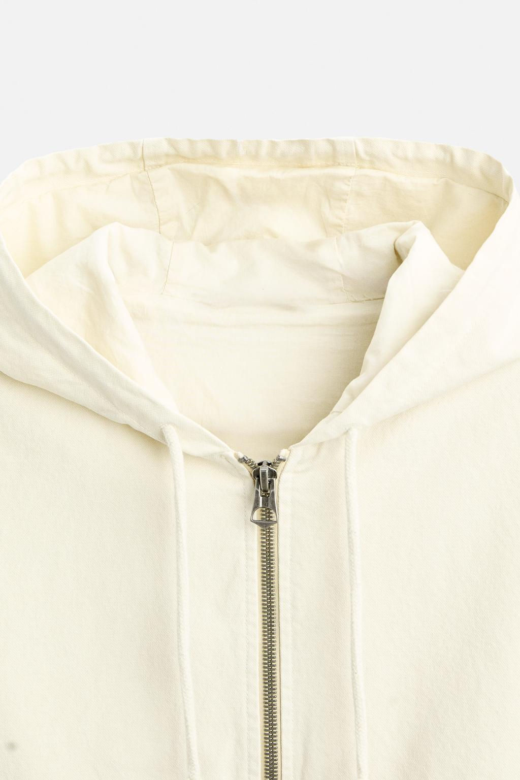 WASHED HOODED JACKET - Zara фото 17