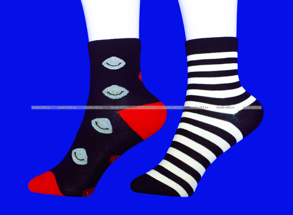 Цена за 10 пар. SYLTAN носки детские, подростковые на девочек "Разноцветные ножки " арт. 3244 5-6 лет (14-15 см)