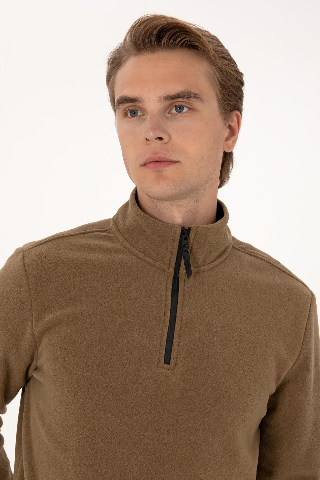 Erkek Haki Basic Sweatshirt Sepette S_rpriz _ndirim - U.s. polo assn фото 2