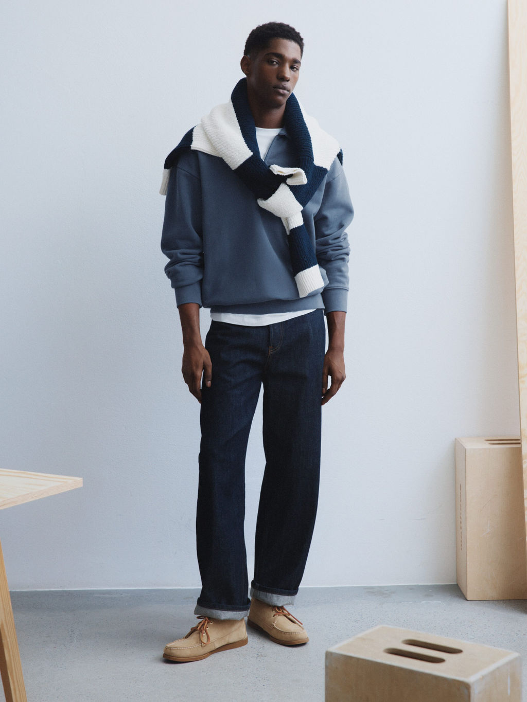 Vaqueros straight loose fit OCEAN - H&m фото 2