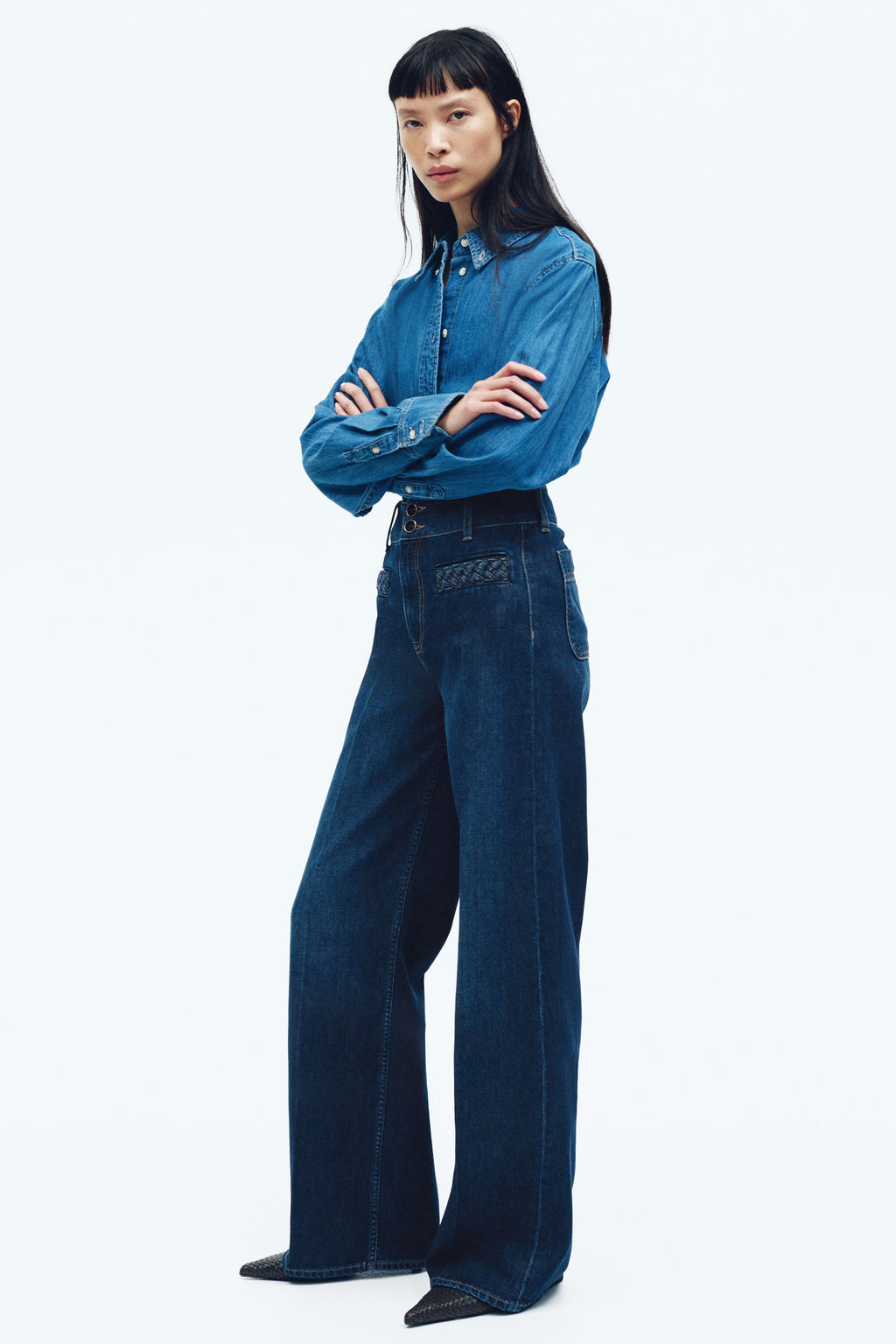 Wide High Jeans - H&m фото 5