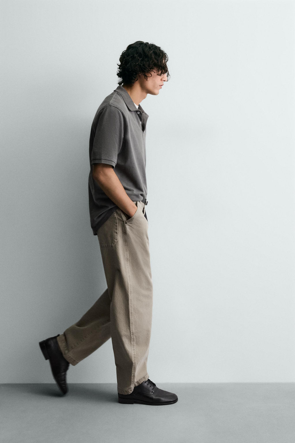 BALLOON FIT WASHED TROUSERS - Zara фото 16