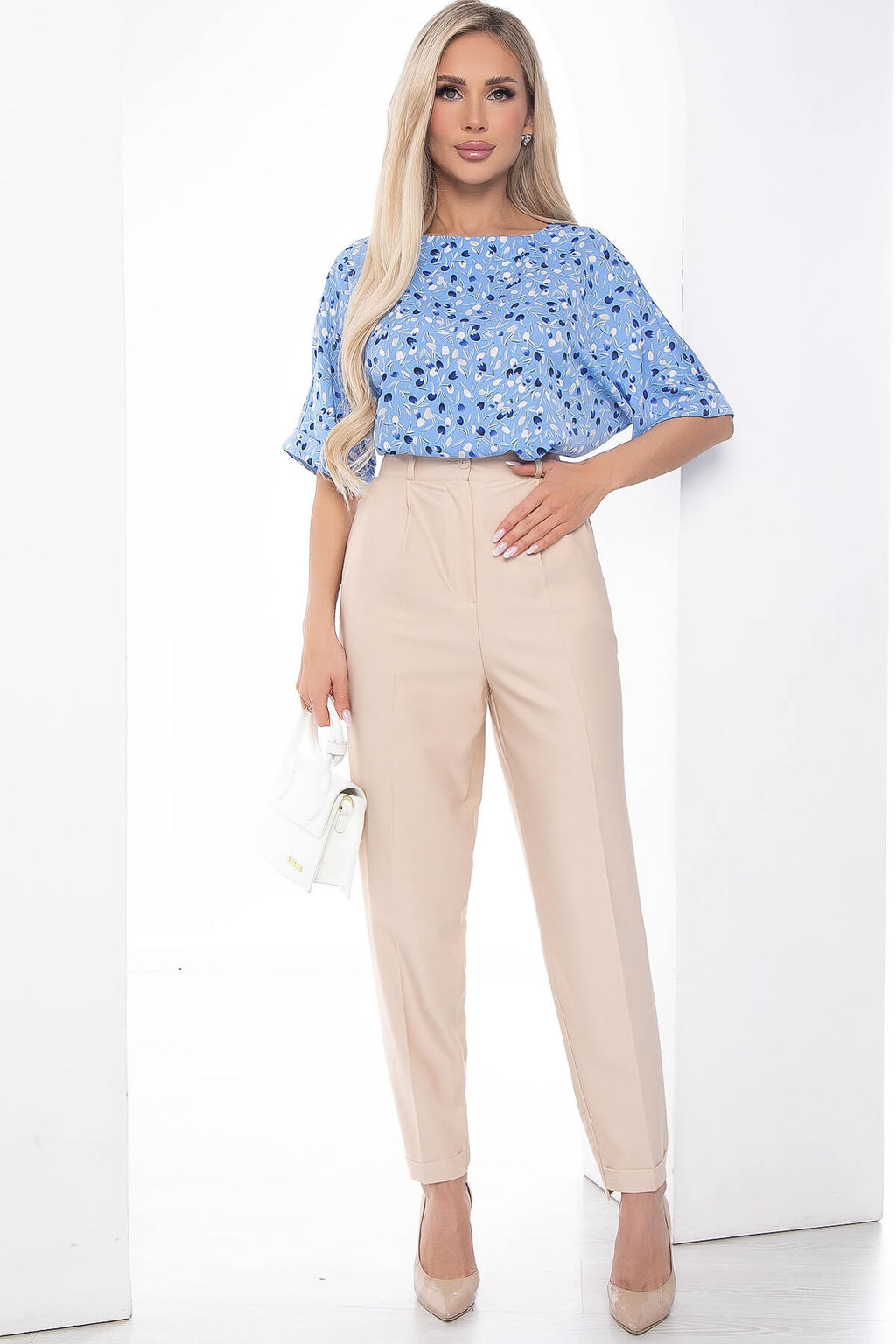 Брюки Между нами любовь (беж) Б9049 - Lt collection фото 4