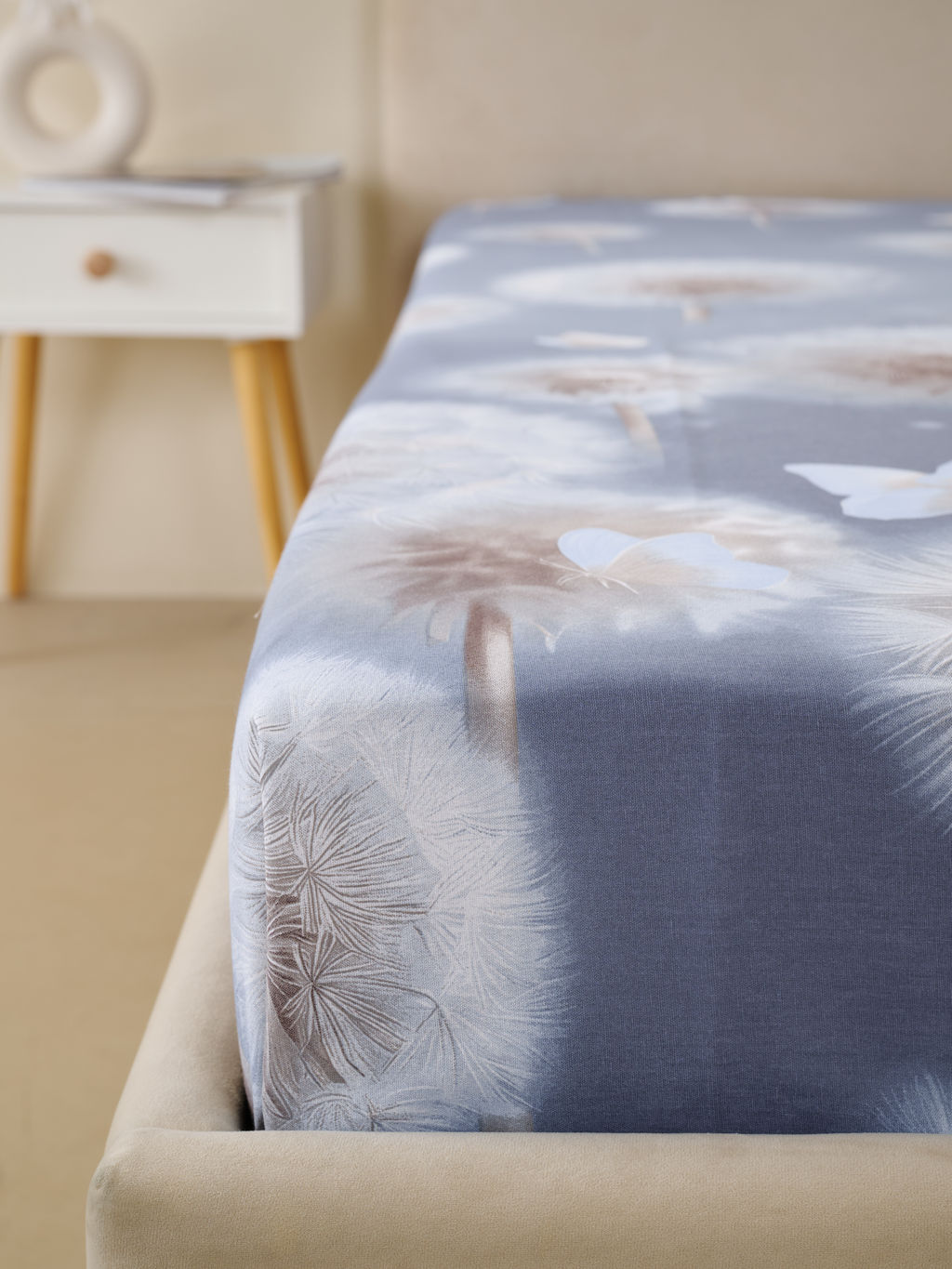 Простыня Бязь Люкс - Одуванчики 220x240