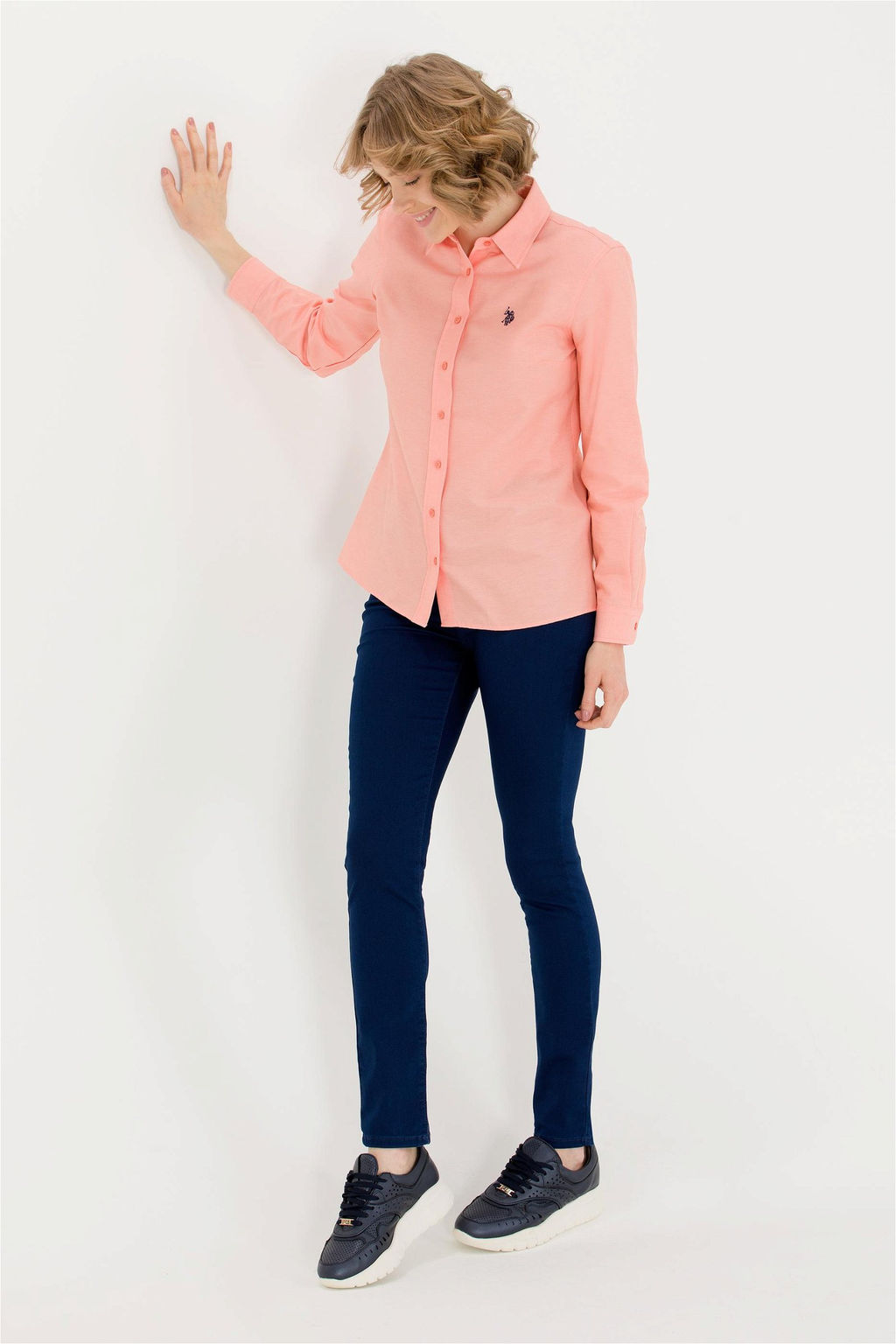 Женские синие джинсовые брюки - U.s. polo assn фото 8