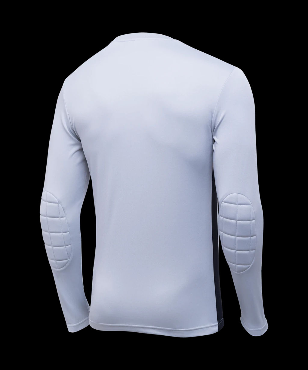 Футболка вратарская JOGEL CAMP GK Padded LS, серый/черный/белый фото 2