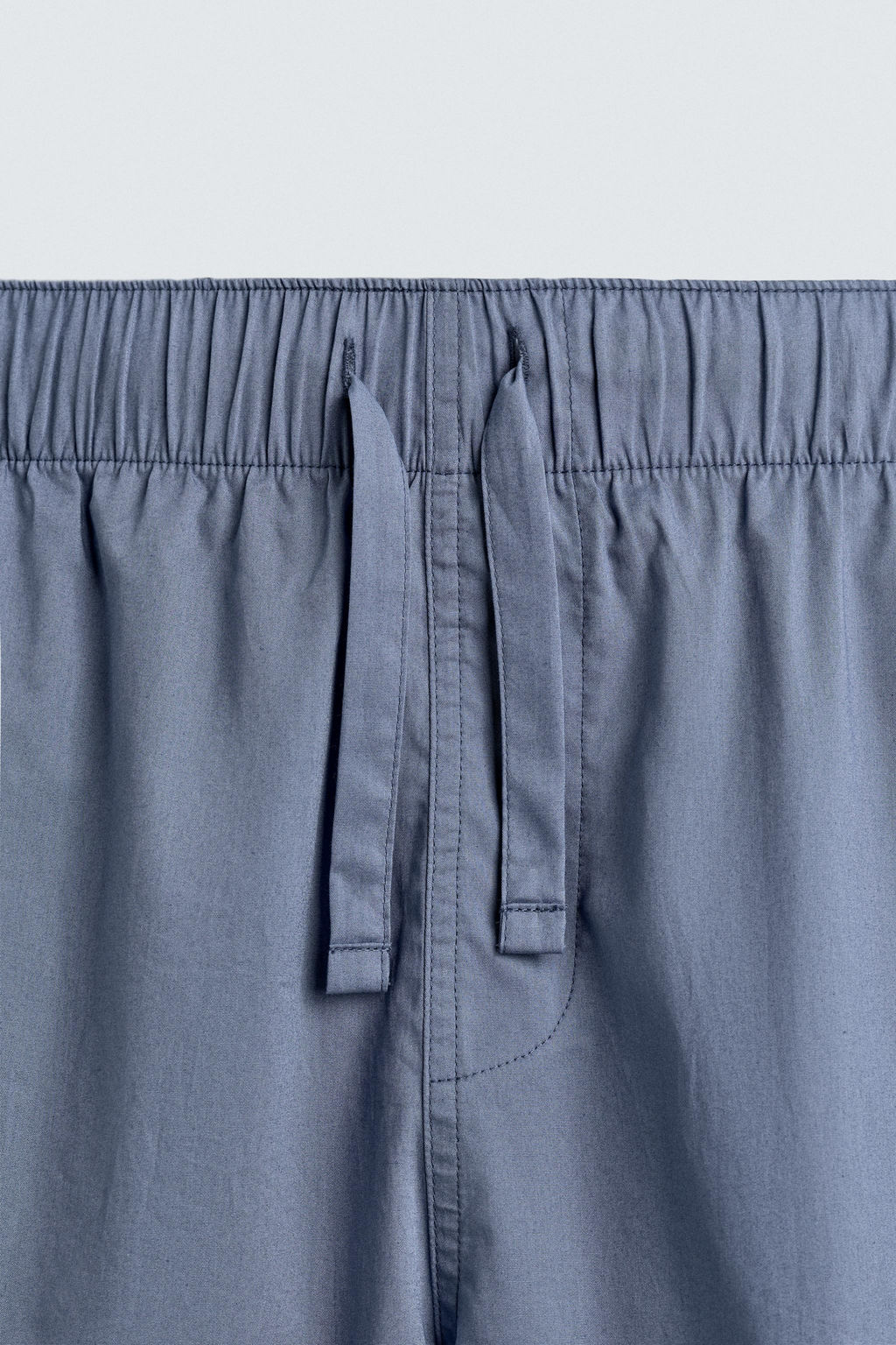 SET PIJAMA PANTAL?N CORTO AARON LEVINE X ZARA / Celeste