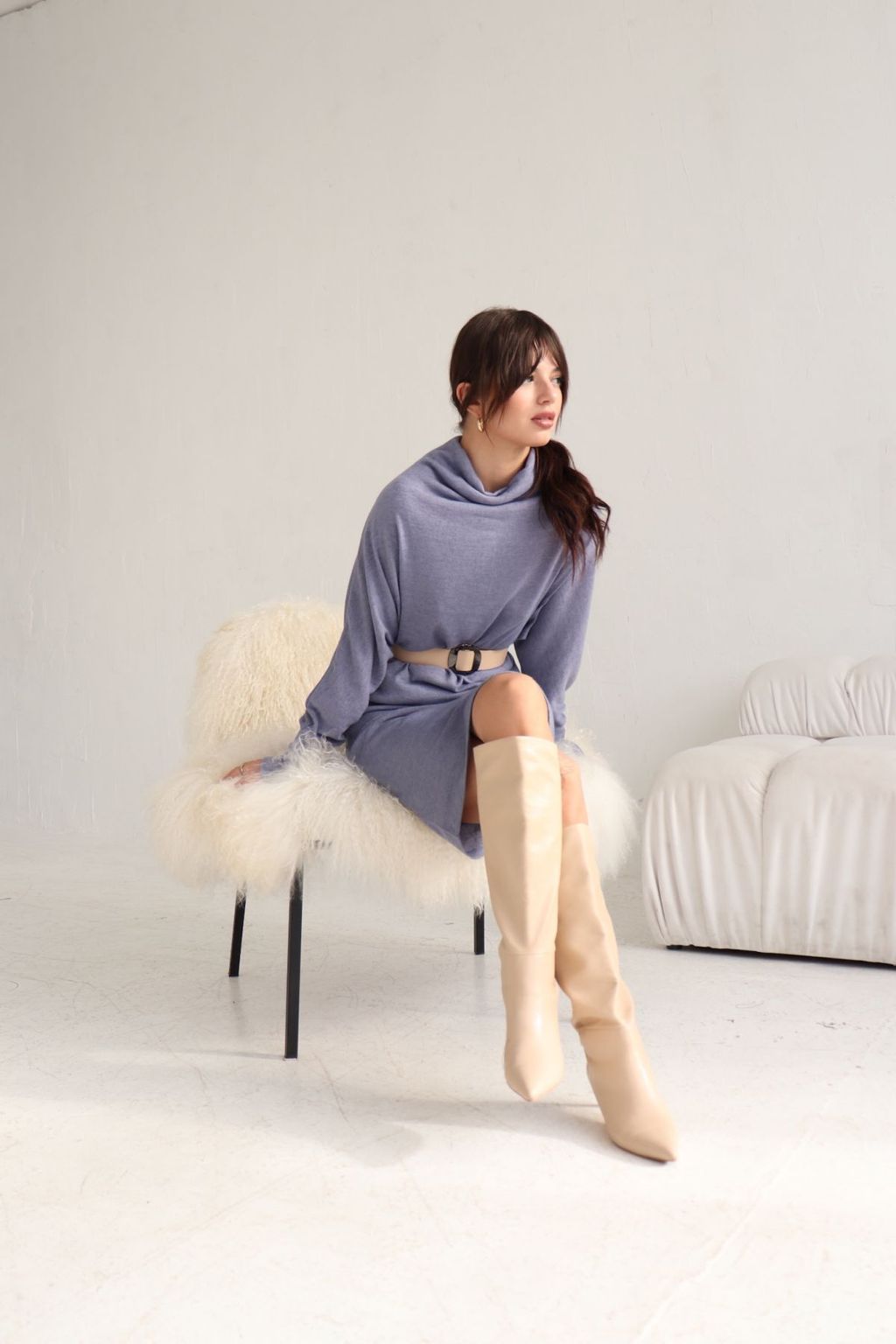 Платье-свитер оверсайз - Martichelli фото 17